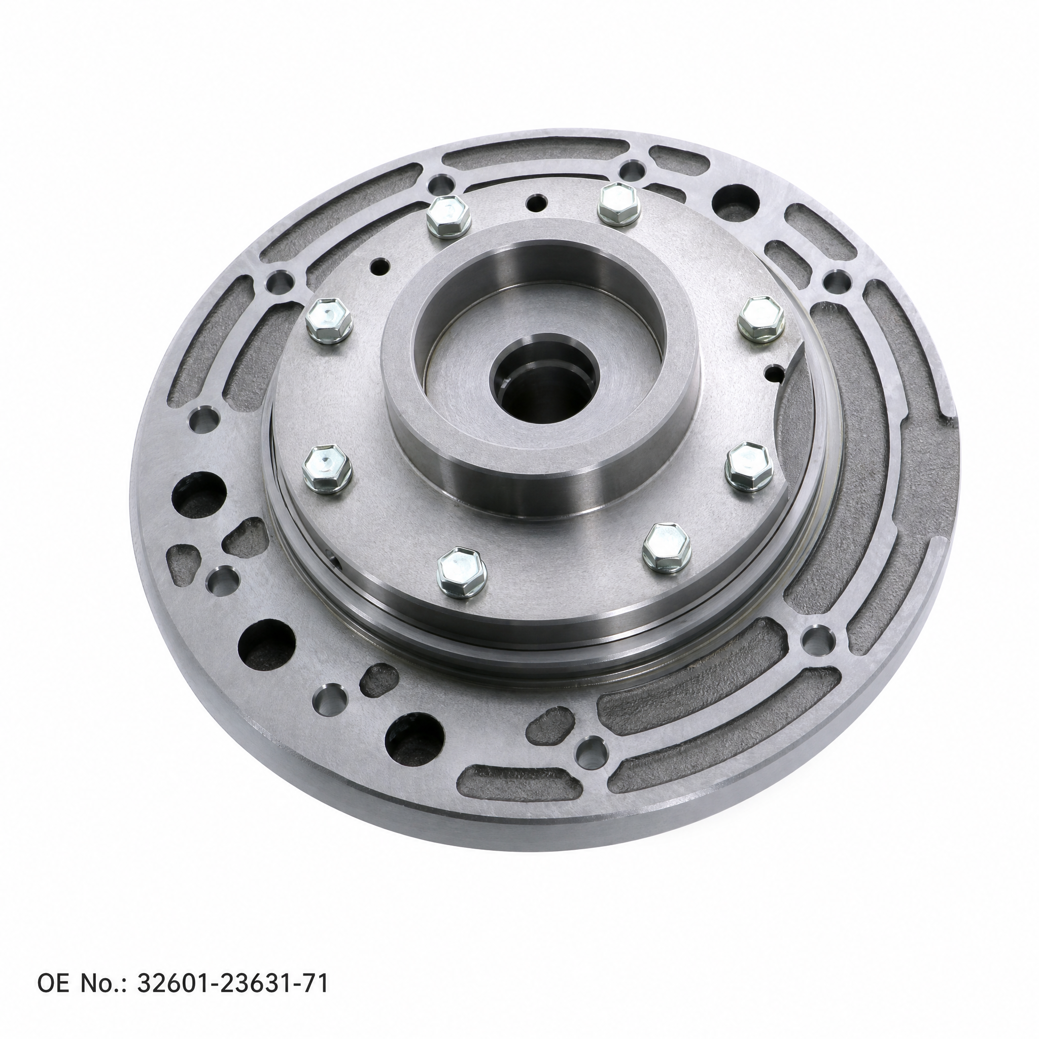 PUMP ASSY, OIL — 32601-23631-71 — Système hydraulique · OE 32601-23631-71 Representative image of JIA CHENG overseas B2B forklift and OE parts export workflow.