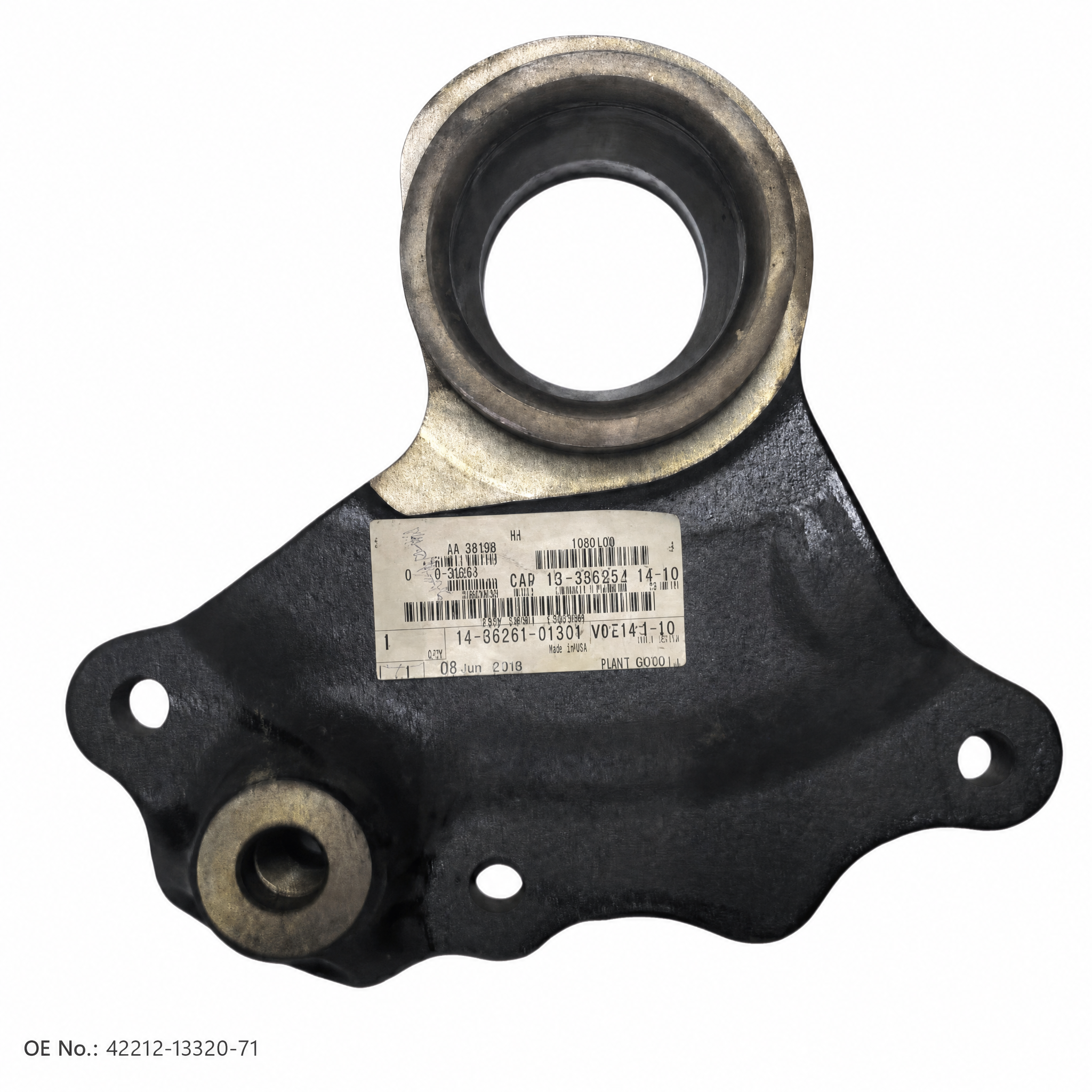 BRACKET, FRONT AXLE — 42212-13320-71 — Transmission / essieu / suspension · OE 42212-13320-71 Representative image of JIA CHENG overseas B2B forklift and OE parts export workflow.