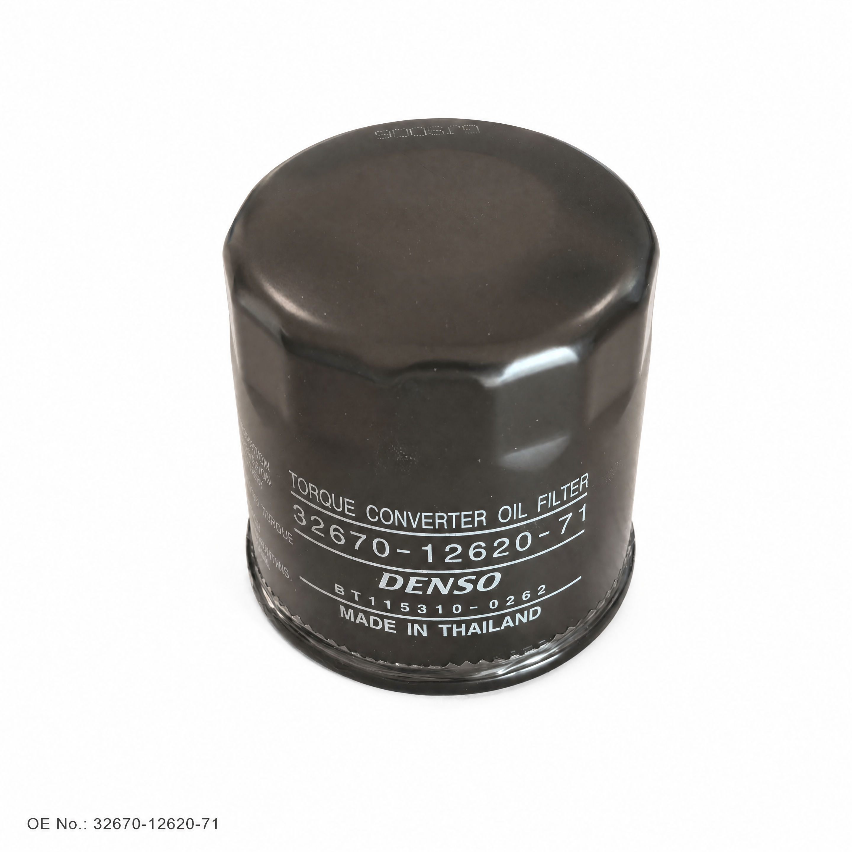Transmission Oil Filter — 32670-12620-71 (OE 32670-12620-71) — Pièces de rechange standard pour chariots élévateurs, applicable to Toyota 4Y /1DZ/3Z/2Z/1ZS/1KD/1FS. OE forklift part available on inquiry from JIA CHENG.